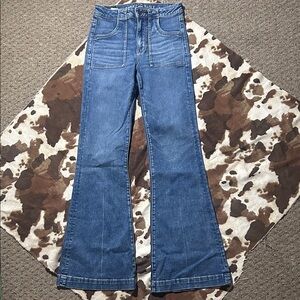 American Eagle Outfitters Blue Flare Jeans
